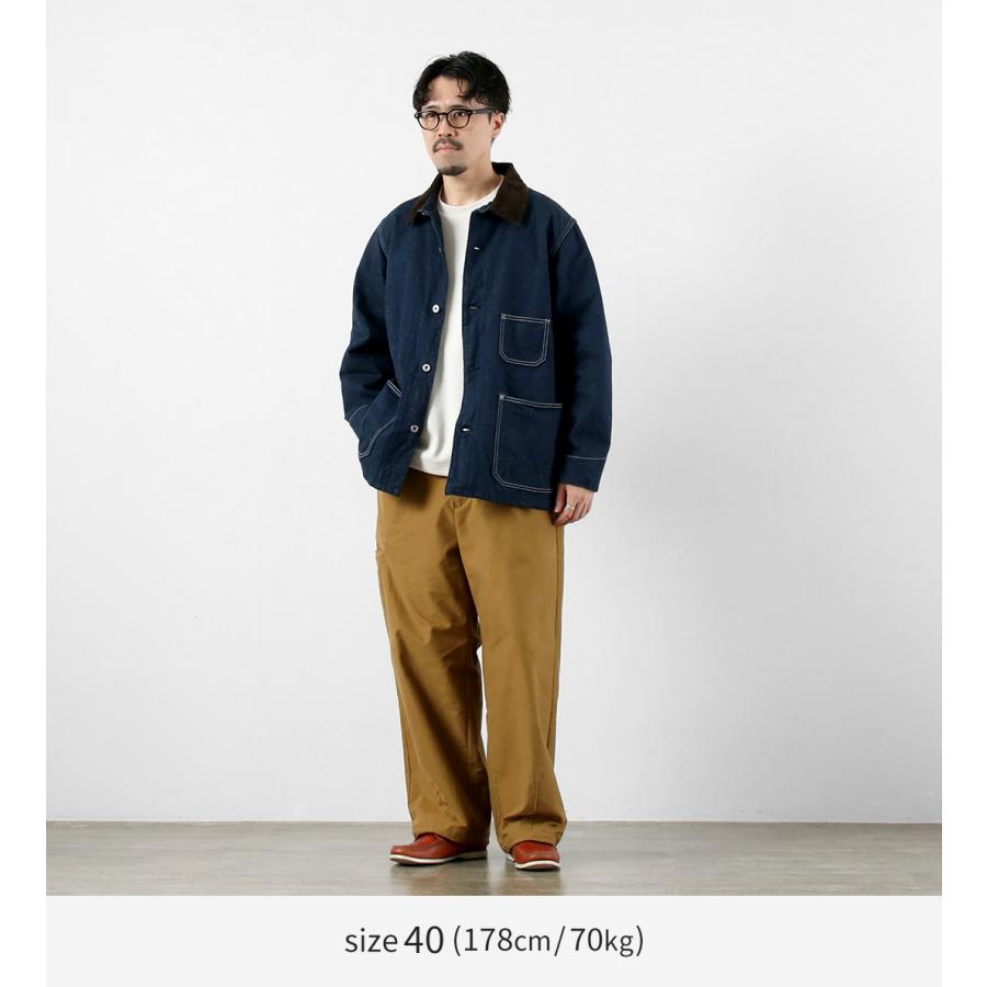 FOB FACTORY（FOBファクトリー） F2456 デニム チョアジャケット ブランケットライナー / メンズ アウター ワーク 綿 日本製 | FOB FACTORY | 03