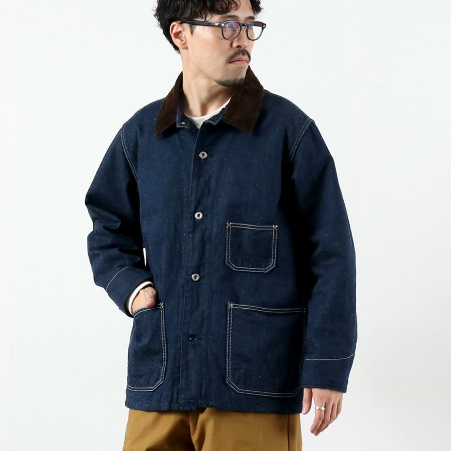 FOB FACTORY（FOBファクトリー） F2456 デニム チョアジャケット ブランケットライナー / メンズ アウター ワーク 綿 日本製 | FOB FACTORY | 06