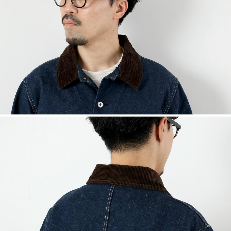 FOB FACTORY（FOBファクトリー） F2456 デニム チョアジャケット ブランケットライナー / メンズ アウター ワーク 綿 日本製 | FOB FACTORY | 07