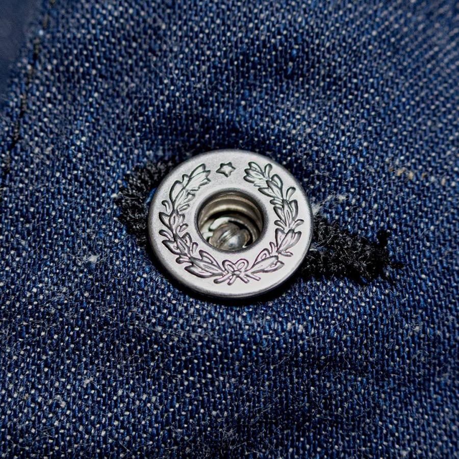 FOB FACTORY（FOBファクトリー） F2456 デニム チョアジャケット ブランケットライナー / メンズ アウター ワーク 綿 日本製 | FOB FACTORY | 09
