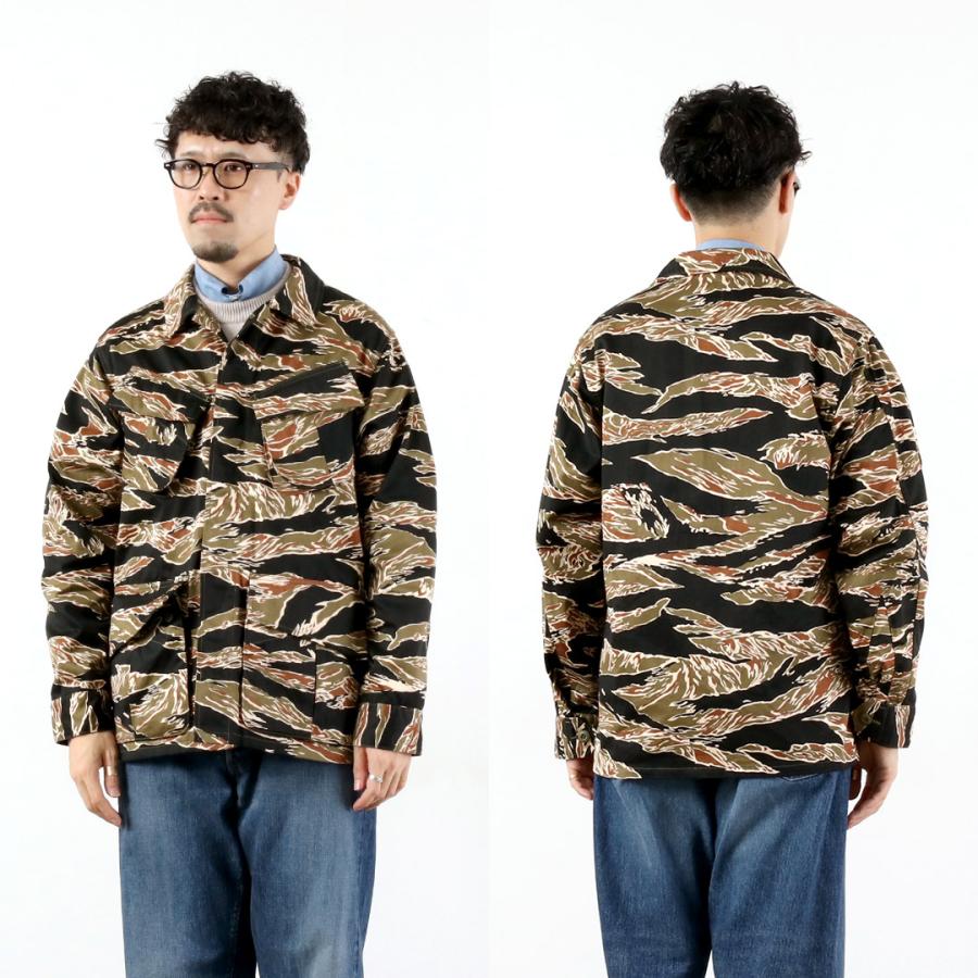 FOB FACTORY（FOBファクトリー） F2457 ジャングルファティーグ ジャケット カモ / メンズ アウター ミリタリー 迷彩 綿 日本製 | FOB FACTORY | 11