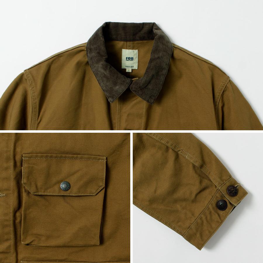 FOB FACTORY（FOBファクトリー） F2458 ダック ハンティングジャケット / メンズ アウター ワーク 綿 日本製 DUCK HUNTING JKT | FOB FACTORY | 19