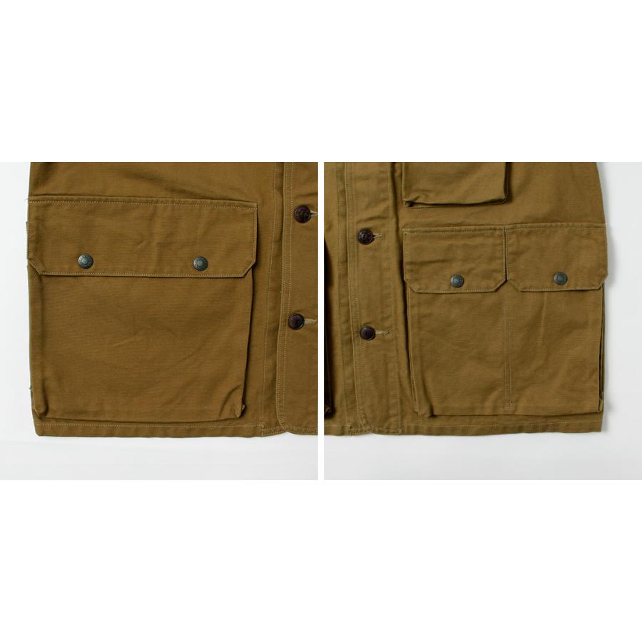 FOB FACTORY（FOBファクトリー） F2458 ダック ハンティングジャケット / メンズ アウター ワーク 綿 日本製 DUCK HUNTING JKT | FOB FACTORY | 20