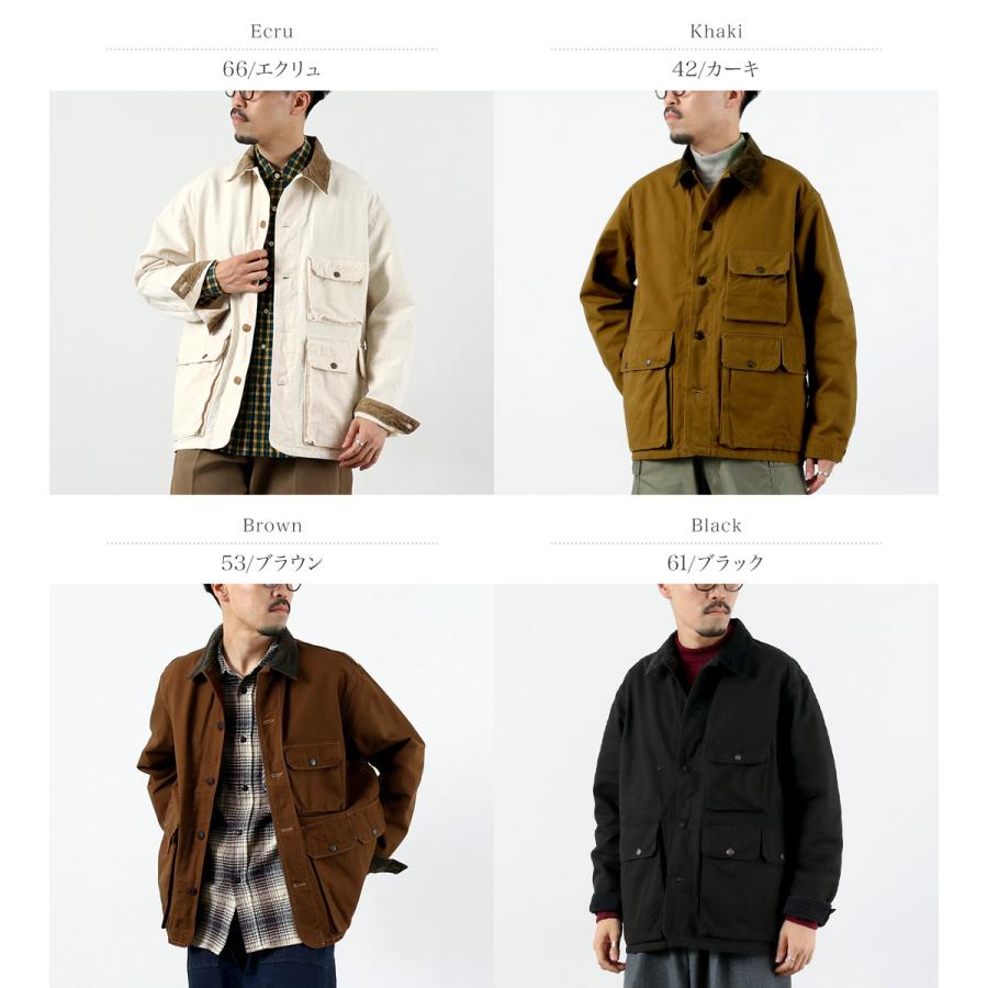 FOB FACTORY（FOBファクトリー） F2458 ダック ハンティングジャケット / メンズ アウター ワーク 綿 日本製 DUCK HUNTING JKT | FOB FACTORY | 05