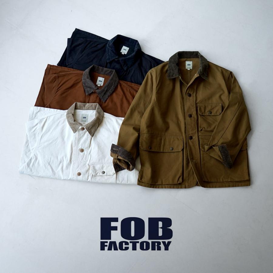 FOB FACTORY（FOBファクトリー） F2458 ダック ハンティングジャケット / メンズ アウター ワーク 綿 日本製 DUCK HUNTING JKT | FOB FACTORY | 09