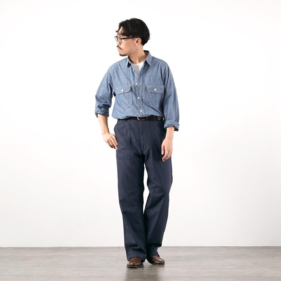 FOB FACTORY（FOBファクトリー） F0540 ベイカーパンツ タイプ2 日本製 / ワーク メンズ ベーカー ファティーグパンツ | FOB FACTORY | 06