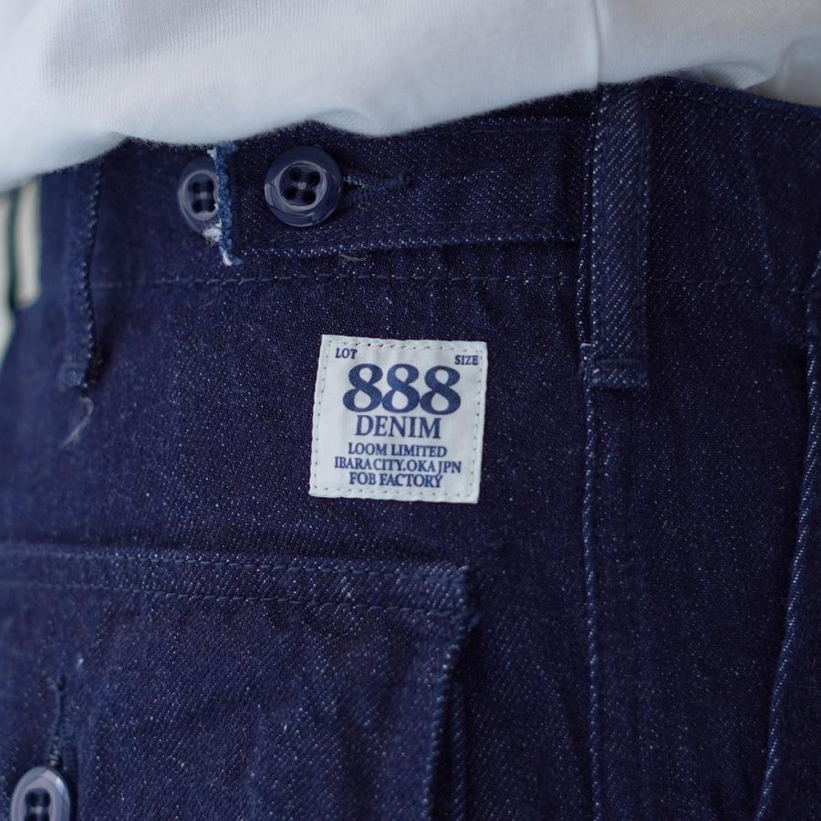 FOB FACTORY（FOBファクトリー） F0541 888 デニム ベイカーパンツ / メンズ パンツ ジーンズ ジーパン 日本製 888 DENIM BAKER PANTS | FOB FACTORY | 10