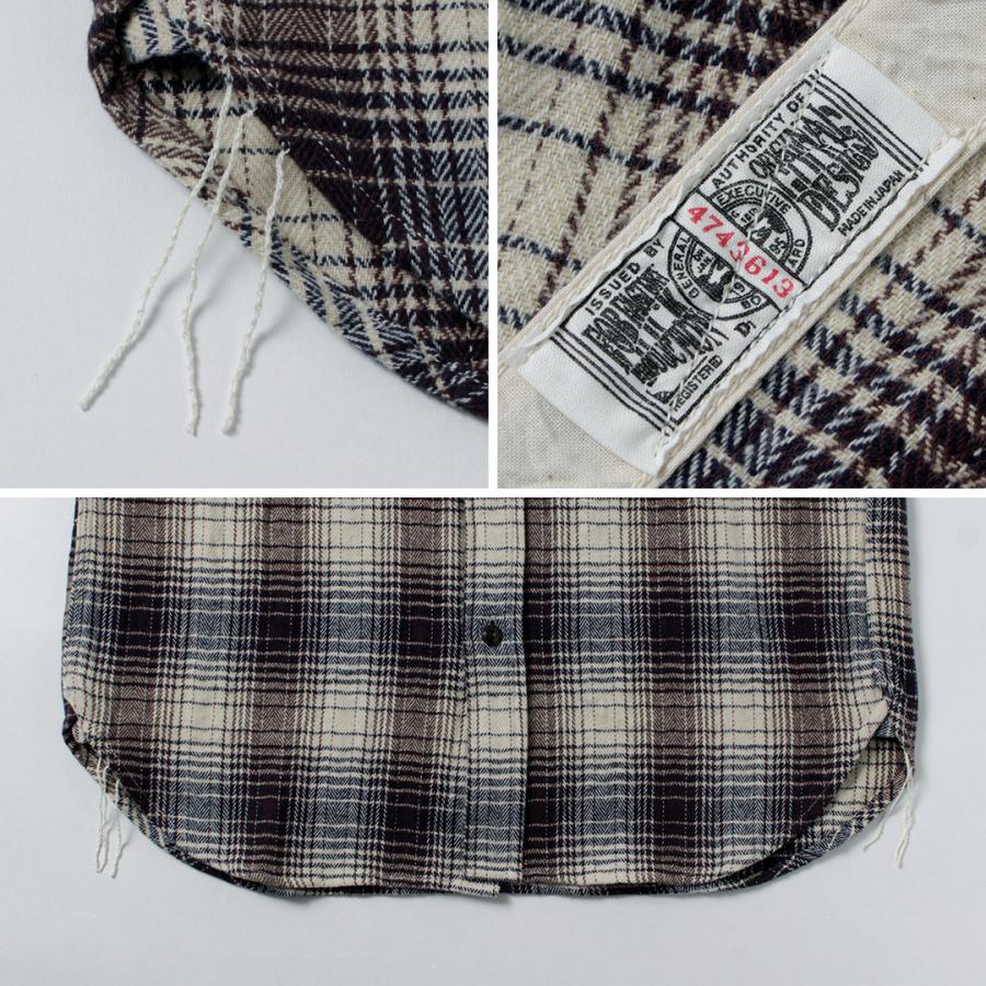 FOB FACTORY（FOBファクトリー） F3510 ヘビーネル ワークシャツ / ネルシャツ 羽織り メンズ 経年変化 日本製 | FOB FACTORY | 16