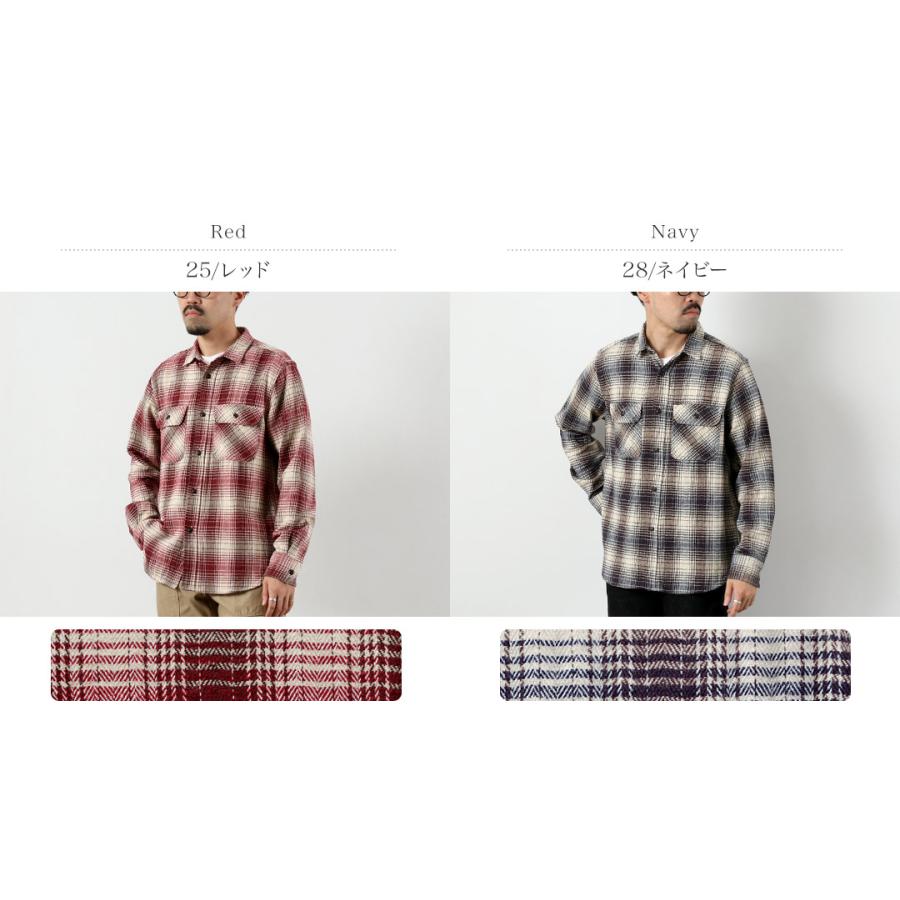 FOB FACTORY（FOBファクトリー） F3510 ヘビーネル ワークシャツ / ネルシャツ 羽織り メンズ 経年変化 日本製 | FOB FACTORY | 03