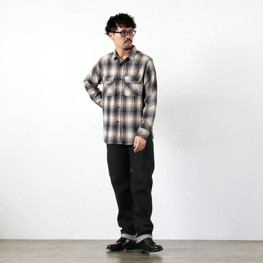 FOB FACTORY（FOBファクトリー） F3510 ヘビーネル ワークシャツ / ネルシャツ 羽織り メンズ 経年変化 日本製 | FOB FACTORY | 06