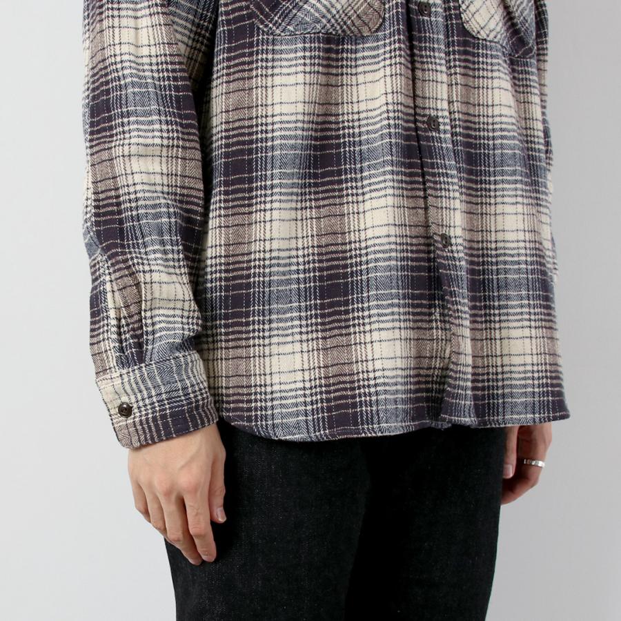 FOB FACTORY（FOBファクトリー） F3510 ヘビーネル ワークシャツ / ネルシャツ 羽織り メンズ 経年変化 日本製 | FOB FACTORY | 11