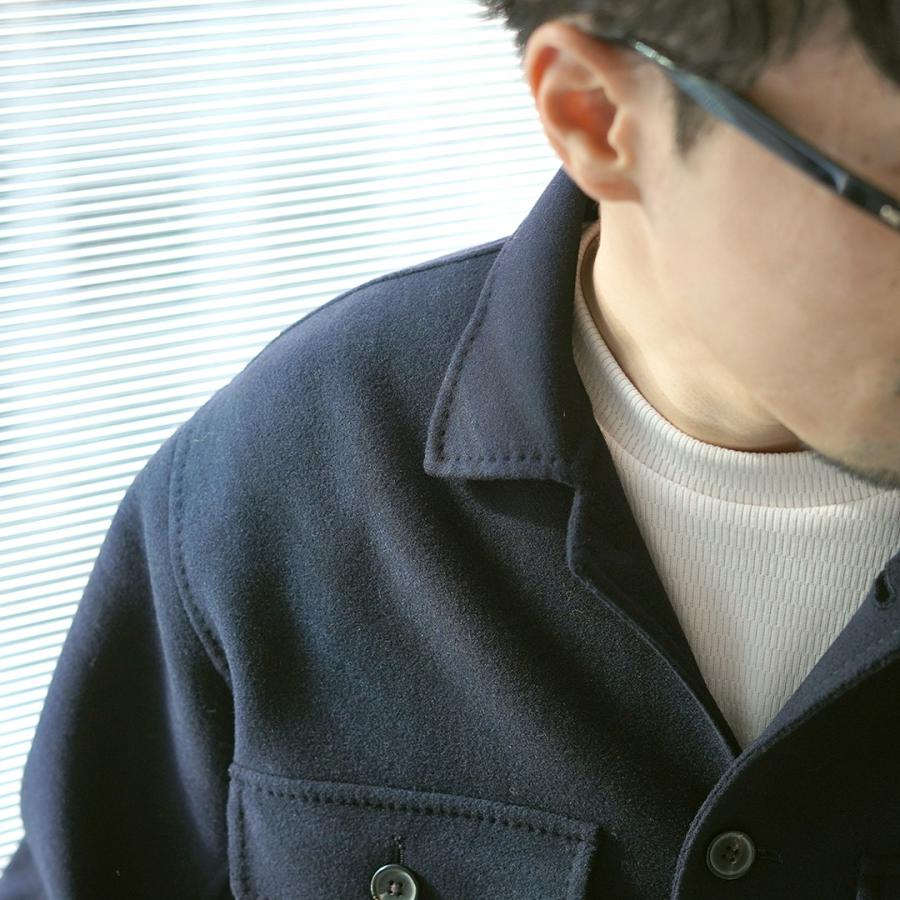 D.C.WHITE（ディーシーホワイト） ダブルフェイス CPOジャケット / メンズ ライトアウター 羽織 ウール W FACE CPO | D.C.WHITE | 06