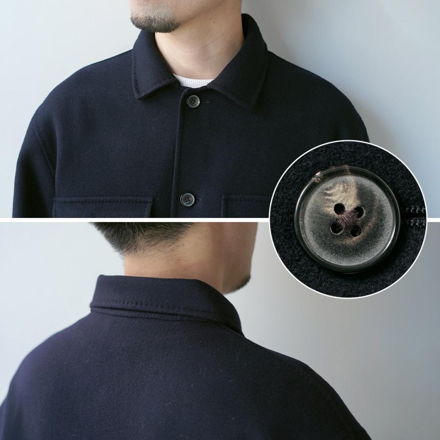 D.C.WHITE（ディーシーホワイト） ダブルフェイス CPOジャケット / メンズ ライトアウター 羽織 ウール W FACE CPO | D.C.WHITE | 08