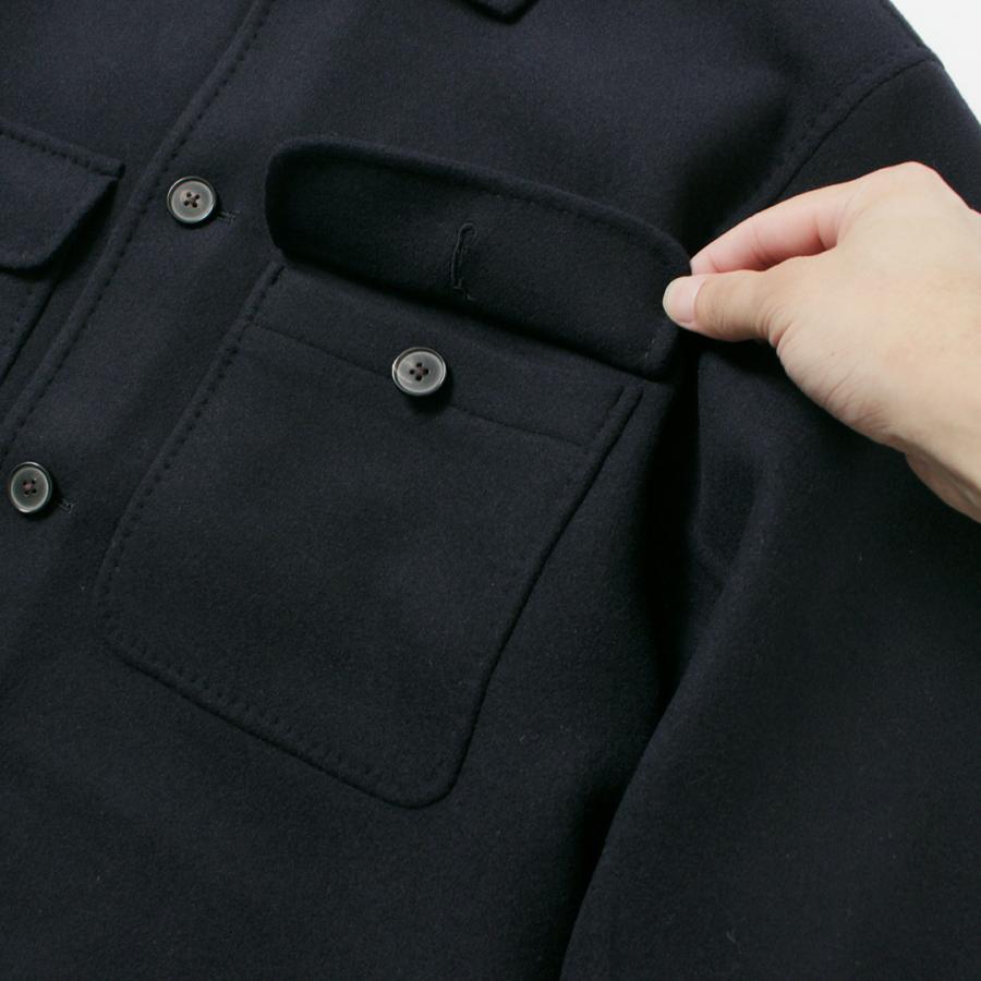 D.C.WHITE（ディーシーホワイト） ダブルフェイス CPOジャケット / メンズ ライトアウター 羽織 ウール W FACE CPO | D.C.WHITE | 10