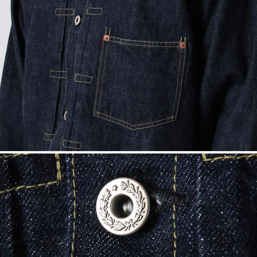 REMI RELIEF（レミレリーフ） 12ozデニム 大戦モデルGジャン ワンウォッシュ デニムジャケット / セルヴィッチ | REMI RELIEF | 08