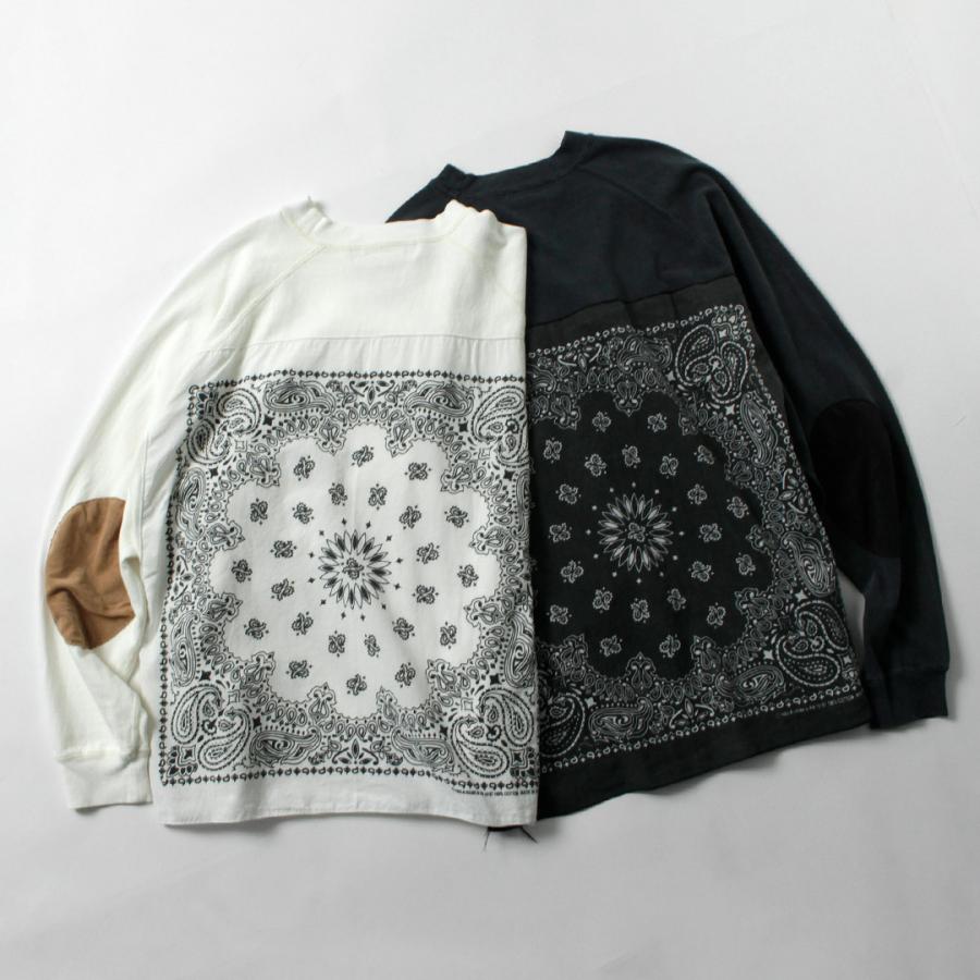 REMI RELIEF（レミ レリーフ） SP加工8/-天竺エルボーパッチロンT