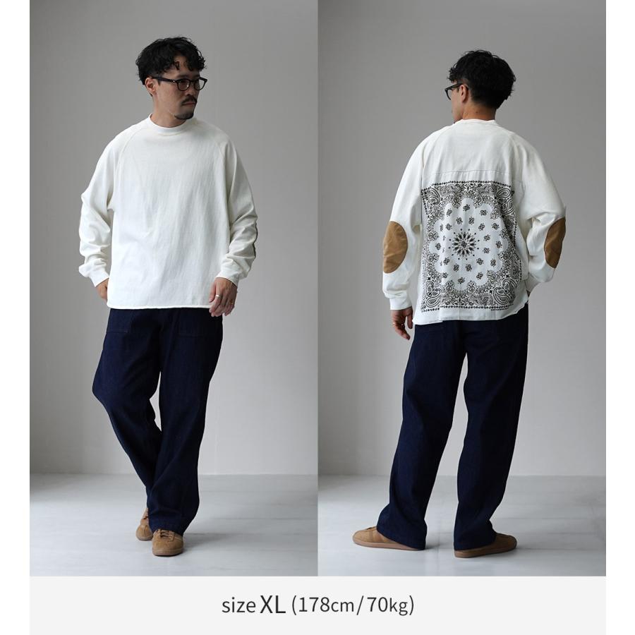 REMI RELIEF/レミレリーフ ロングスリーブ Tシャツ 新品タグ付き REMI RELIEF（レミレリーフ）別注 メランジ天竺 ロングスリーブ