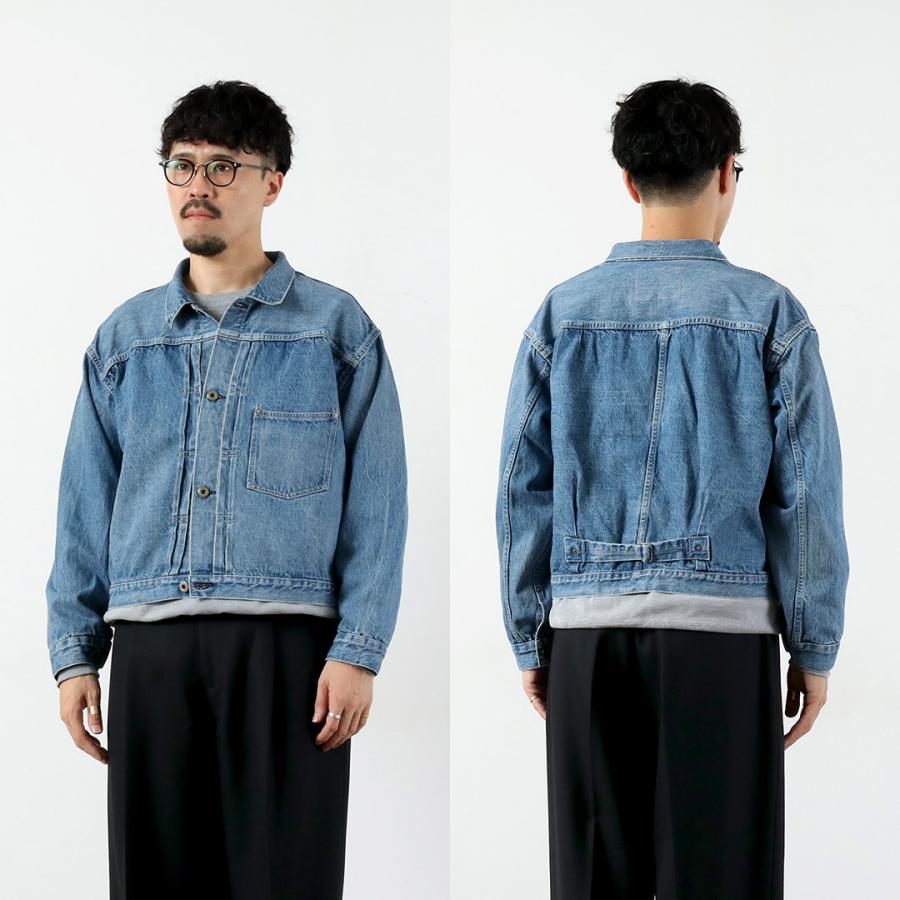 REMI RELIEF（レミレリーフ） 12ozデニム 大戦モデルGジャン ユーズド / ジャケット ジージャン ジンバブエコットン 超長綿 | REMI RELIEF | 14