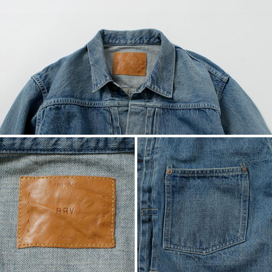 REMI RELIEF（レミレリーフ） 12ozデニム 大戦モデルGジャン ユーズド / ジャケット ジージャン ジンバブエコットン 超長綿 | REMI RELIEF | 15