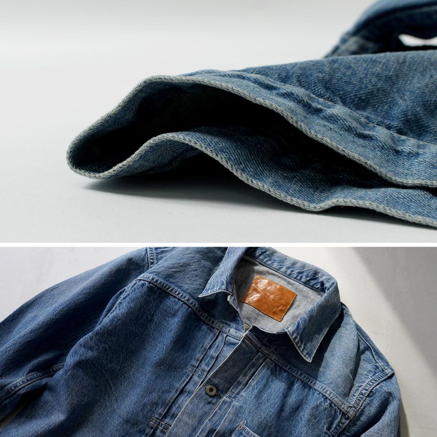 REMI RELIEF（レミレリーフ） 12ozデニム 大戦モデルGジャン ユーズド / ジャケット ジージャン ジンバブエコットン 超長綿 | REMI RELIEF | 06