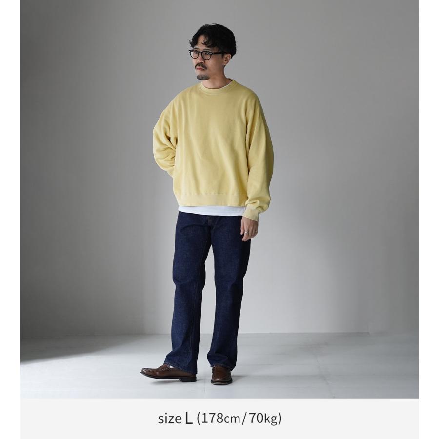 REMI RELIEF（レミレリーフ） SP加工3飛び裏毛クルー / メンズ メンズ プルオーバー スペシャル加工 ヴィンテージ加工 日本製 | REMI RELIEF | 07