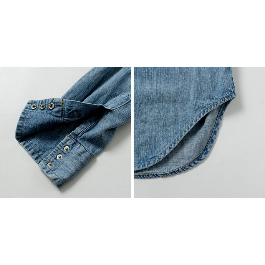 REMI RELIEF（レミ レリーフ） 8.5oz デニムウエスタンシャツ ノコギリ