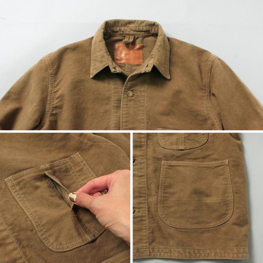 REMI RELIEF（レミレリーフ） モールスキンカバーオール / メンズ ジャケット 日本製 Moleskin Coverall | REMI RELIEF | 15