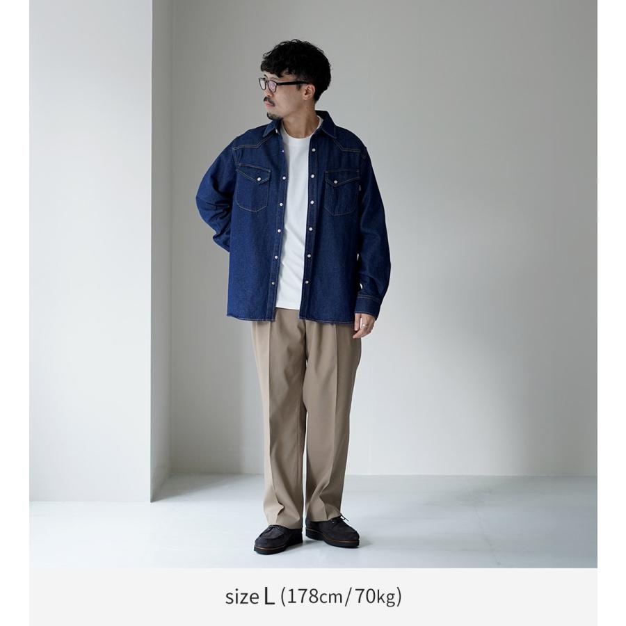 GOHEMP（ゴーヘンプ） 7.5ozデニム カウボーイシャツ / メンズ 長袖 刺繍 ヘンプ コットン 吸湿 速乾 COWBOY SHIRTS 7.5oz DENIM | GOHEMP | 03