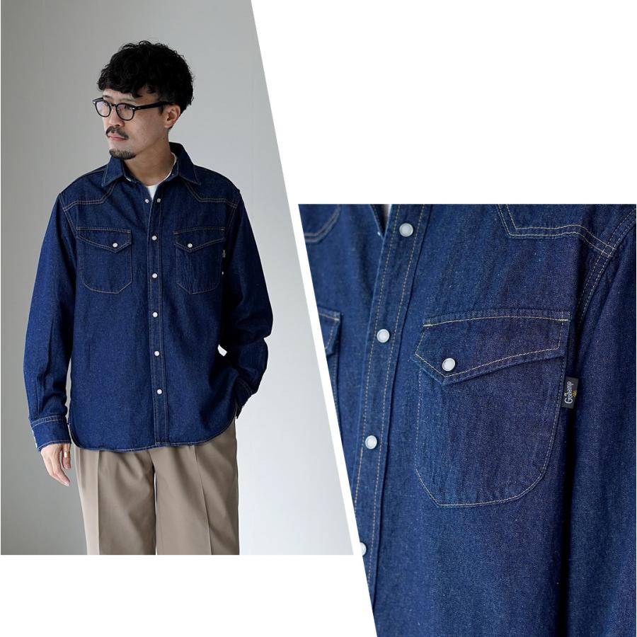 GOHEMP GOHEMP（ゴーヘンプ） 7.5ozデニム カウボーイシャツ