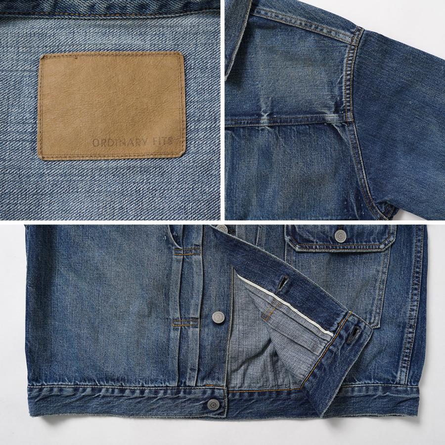 ORDINARY FITS（オーディナリーフィッツ） デニムジャケット 1stタイプ ユーズド 12oz 2026年モデル 日本製 / Gジャン メンズ | Ordinary fits | 16