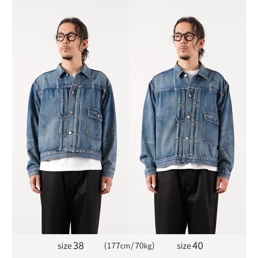 ORDINARY FITS（オーディナリーフィッツ） デニムジャケット 1stタイプ ユーズド 12oz 2026年モデル 日本製 / Gジャン メンズ | Ordinary fits | 05