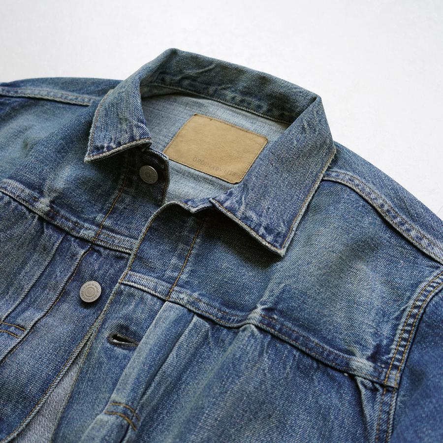 ORDINARY FITS（オーディナリーフィッツ） デニムジャケット 1stタイプ ユーズド 12oz 2026年モデル 日本製 / Gジャン メンズ | Ordinary fits | 06