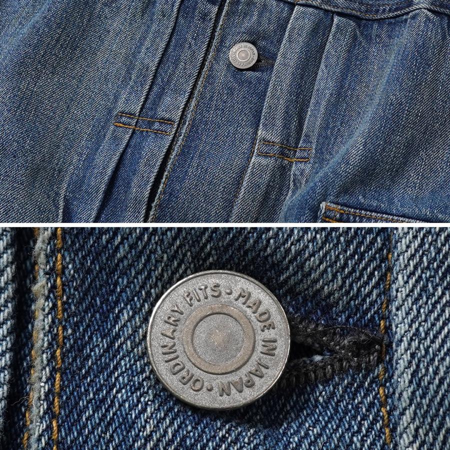 ORDINARY FITS（オーディナリーフィッツ） デニムジャケット 1stタイプ ユーズド 12oz 2026年モデル 日本製 / Gジャン メンズ | Ordinary fits | 10