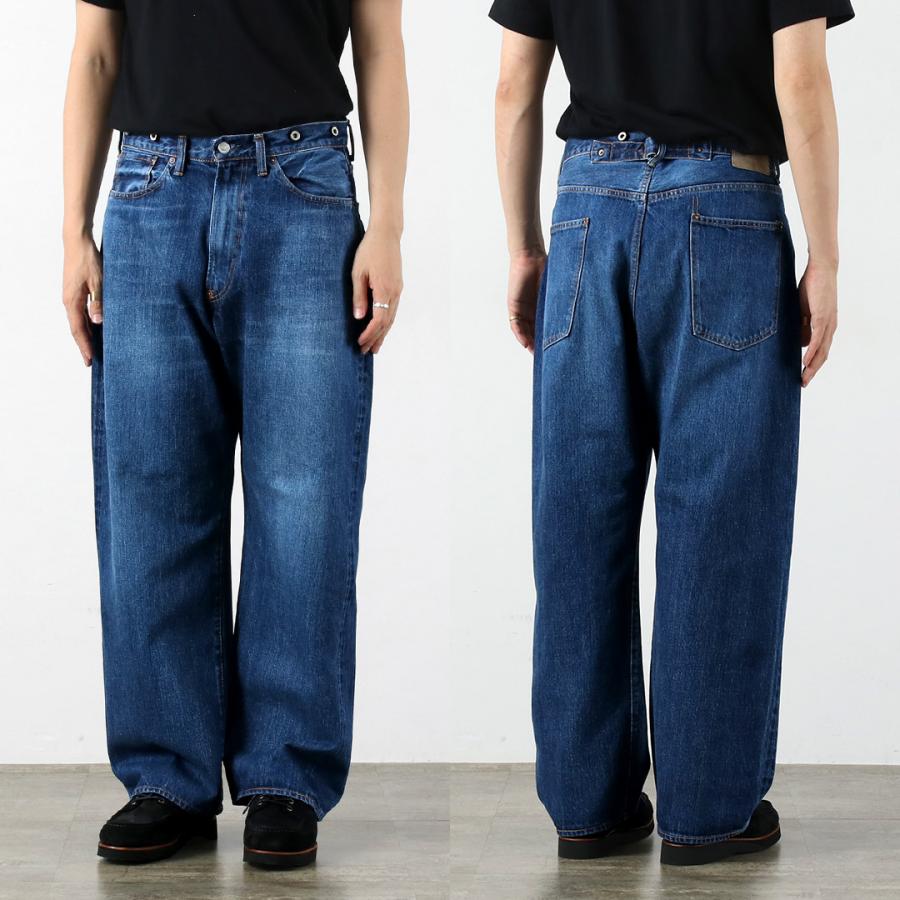 ORDINARY FITS（オーディナリーフィッツ） ワイドデニム ユーズド / セルビッジデニム テーパード インディゴ 日本製 メンズ | Ordinary fits | 11