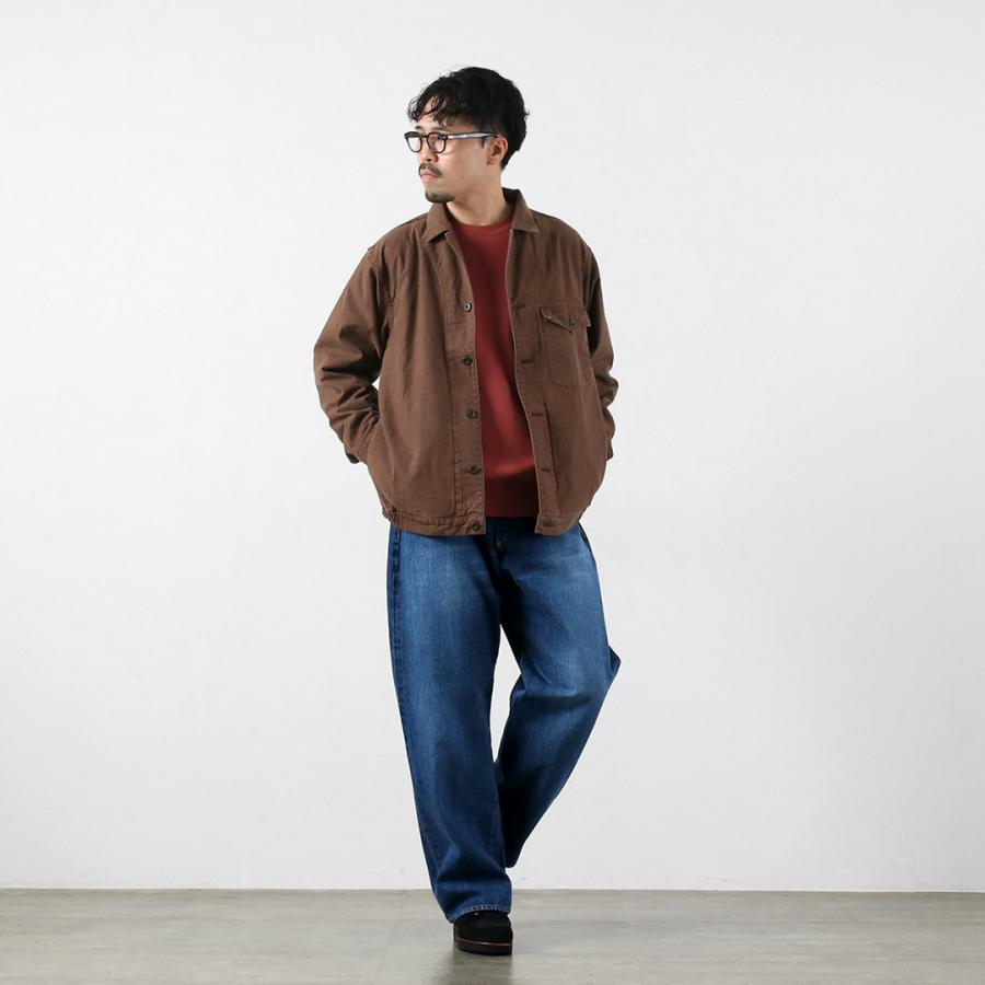 ORDINARY FITS（オーディナリーフィッツ） ワイドデニム ユーズド / セルビッジデニム テーパード インディゴ 日本製 メンズ | Ordinary fits | 12