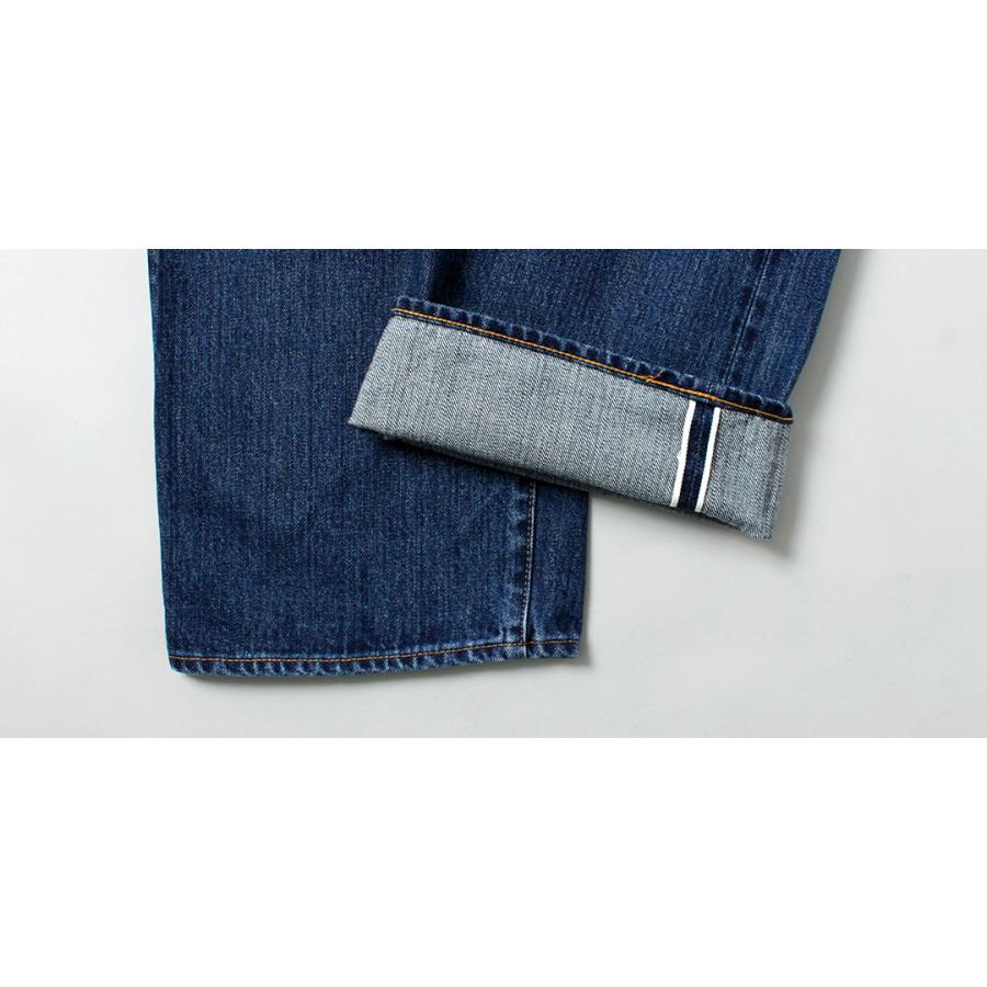 ORDINARY FITS（オーディナリーフィッツ） ワイドデニム ユーズド / セルビッジデニム テーパード インディゴ 日本製 メンズ | Ordinary fits | 14