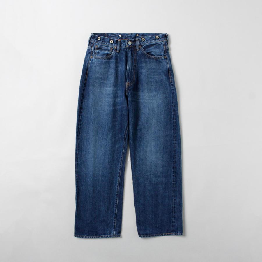ORDINARY FITS（オーディナリーフィッツ） ワイドデニム ユーズド / セルビッジデニム テーパード インディゴ 日本製 メンズ | Ordinary fits | 02