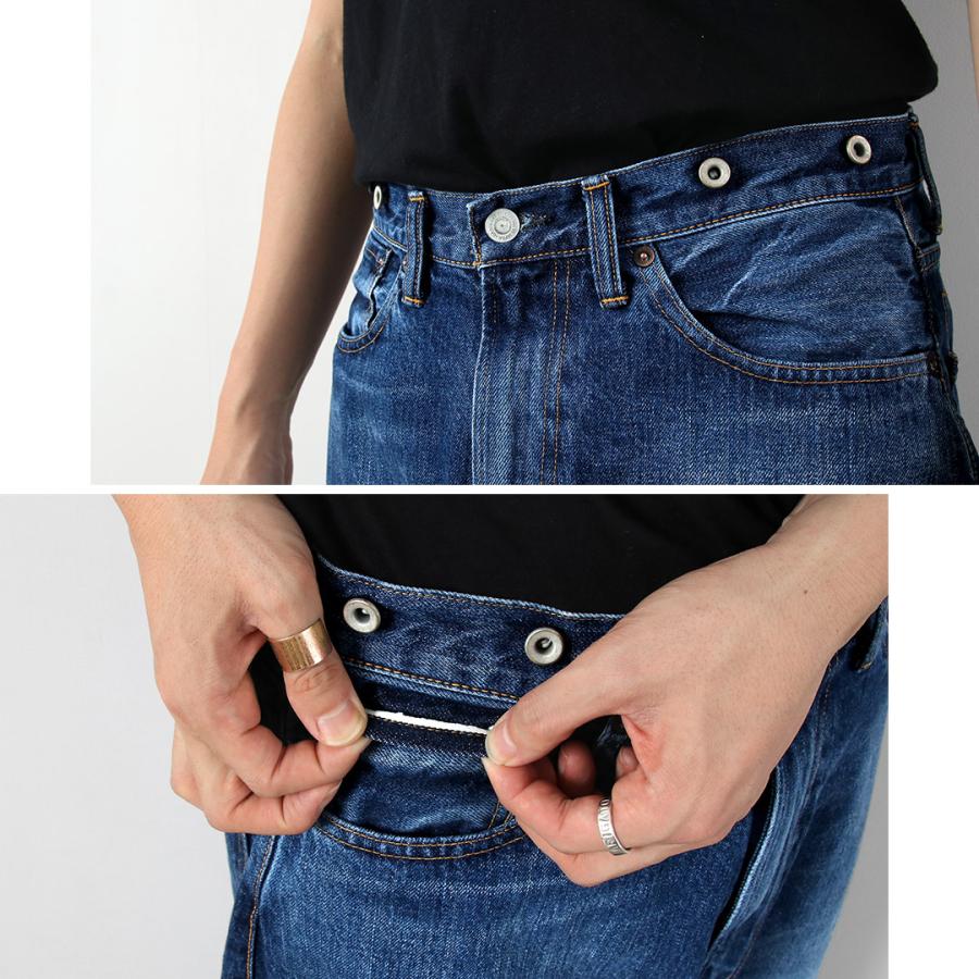 ORDINARY FITS（オーディナリーフィッツ） ワイドデニム ユーズド / セルビッジデニム テーパード インディゴ 日本製 メンズ | Ordinary fits | 07