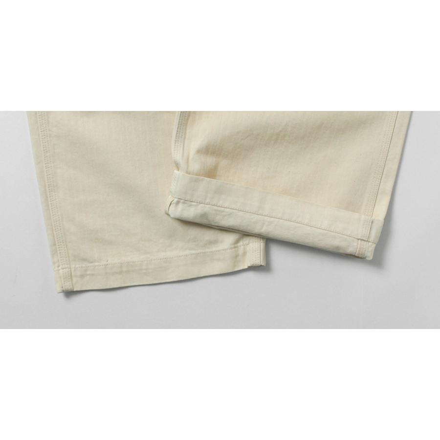 ORDINARY FITS（オーディナリーフィッツ）ベルパンツ / メンズ ワイド デニム ヘリンボーン ダック ユーズド 日本製 BELL PANTS | Ordinary fits | 18