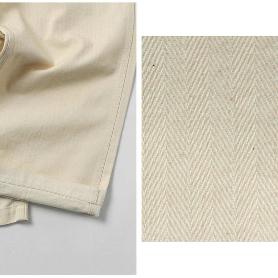 ORDINARY FITS（オーディナリーフィッツ）ベルパンツ / メンズ ワイド デニム ヘリンボーン ダック ユーズド 日本製 BELL PANTS | Ordinary fits | 10