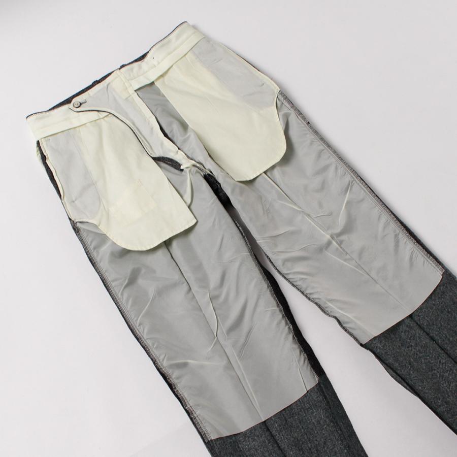 BARNSTORMER（バーンストーマー） ヘリンボンツイード スラックス / メンズ パンツ トラウザー ウール ドレスパンツ |  | 09