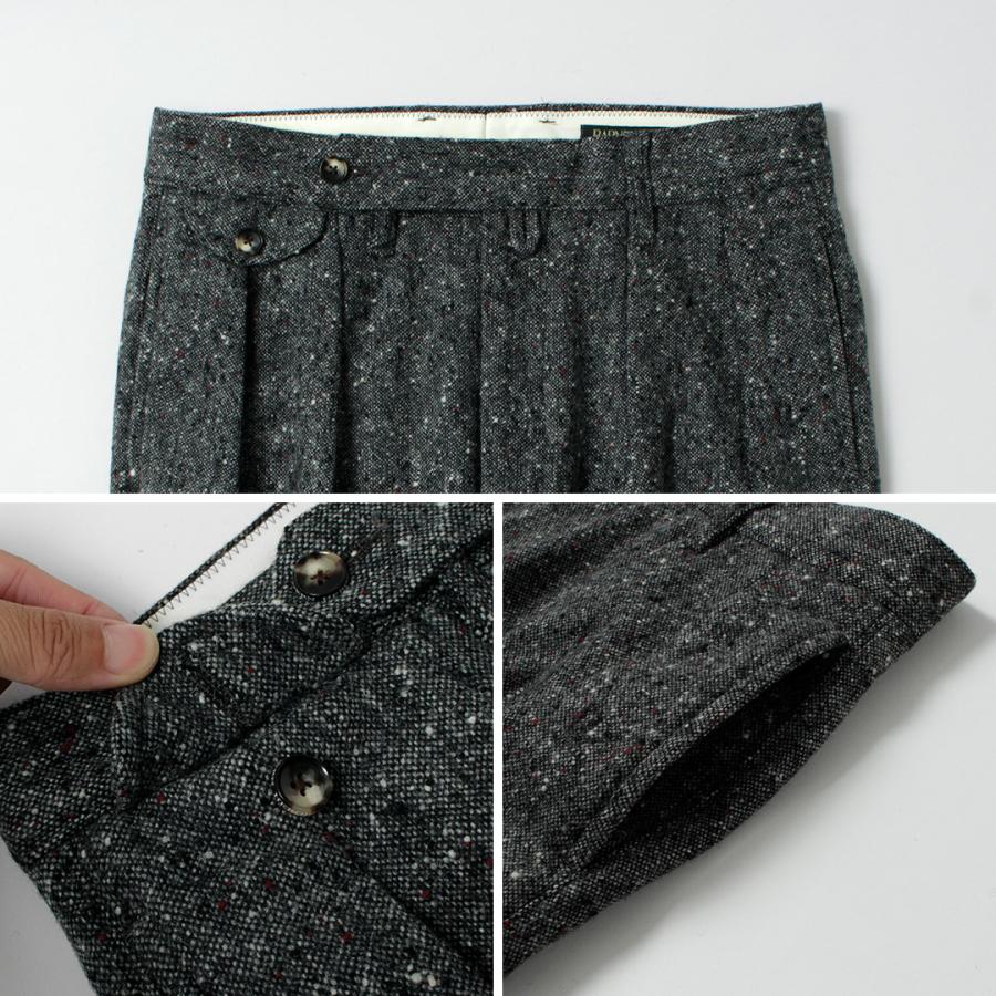 BARNSTORMER（バーンストーマー） 英国ホームスパン 2タックスラックス / メンズ パンツ トラウザー ウール ツイード |  | 12