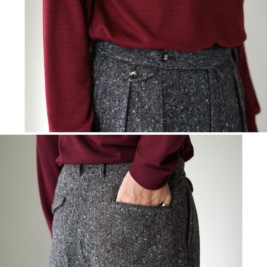 BARNSTORMER（バーンストーマー） 英国ホームスパン 2タックスラックス / メンズ パンツ トラウザー ウール ツイード |  | 09