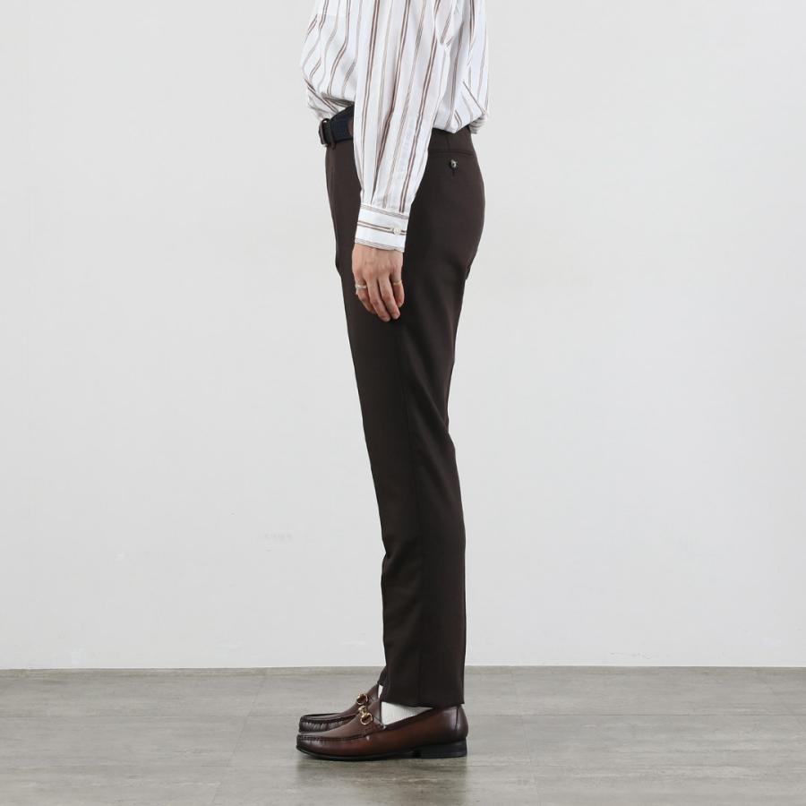 BARNSTORMER（バーンストーマー） サキソニーフラノ フラットフロント トラウザー / スラックス パンツ メンズ ノータック 日本製 |  | 14