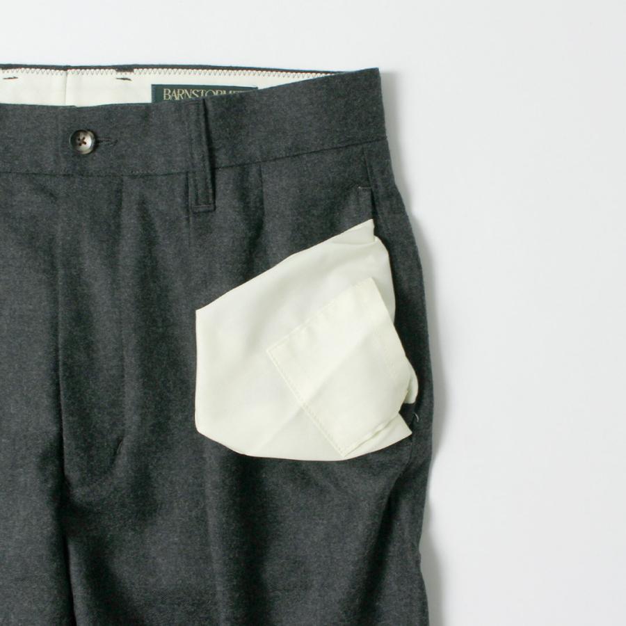 BARNSTORMER（バーンストーマー） サキソニーフラノ 2タック トラウザー/ メンズ パンツ スラックス 日本製 ドレス |  | 12