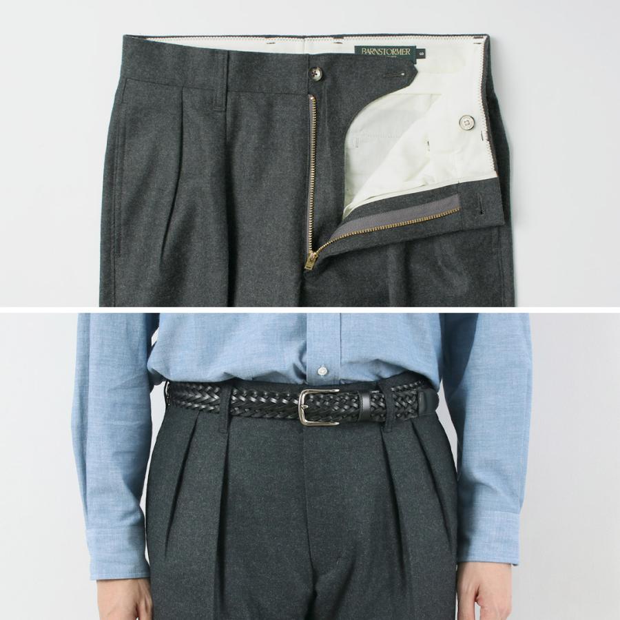 BARNSTORMER ネイビー スラックス Sサイズ BARNSTORMER（バーンストーマー） ノータックチノパンツ