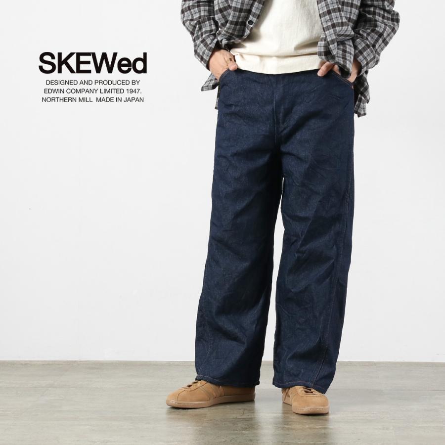 SKEWED（スキュー） ストレートパンツ / メンズ ジーンズ ジーパン デニム ワイド 13MWZ STRAIGHT PANTS (WR) | SKEWed