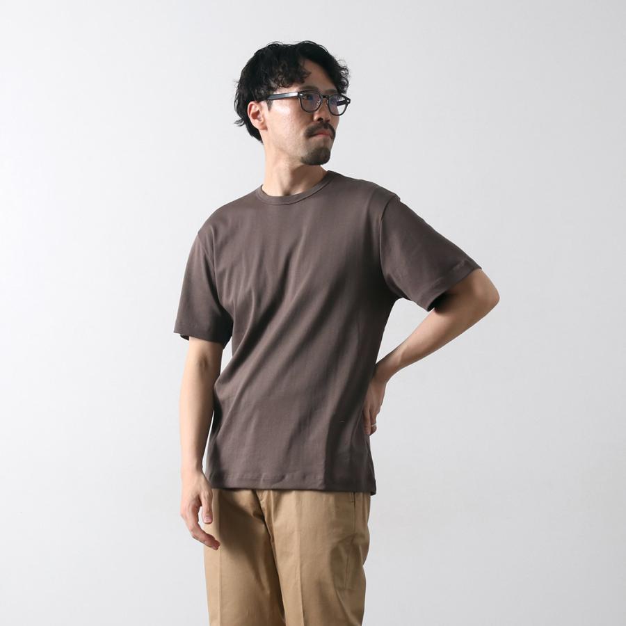 LIFiLL（リフィル） ソフトストレッチ ショートスリーブTシャツ / 半袖 メンズ 無地 日本製 スーピマコットン フライス 伸縮 | LIFiLL | 19