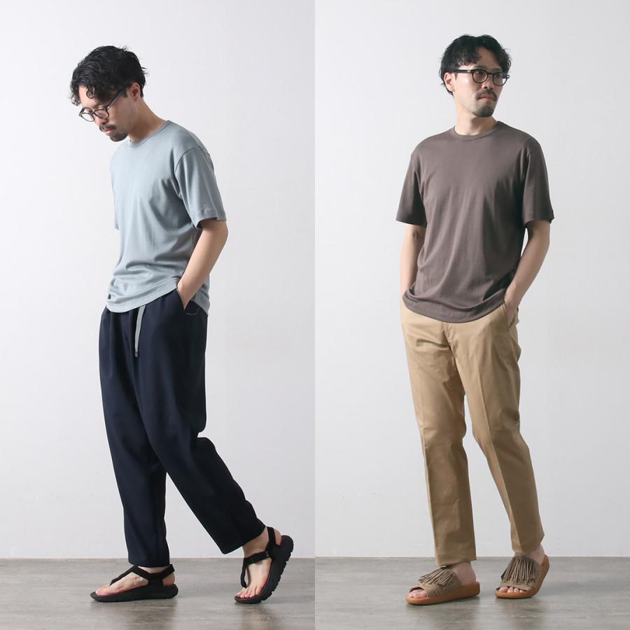 LIFiLL（リフィル） ソフトストレッチ ショートスリーブTシャツ / 半袖 メンズ 無地 日本製 スーピマコットン フライス 伸縮 | LIFiLL | 09