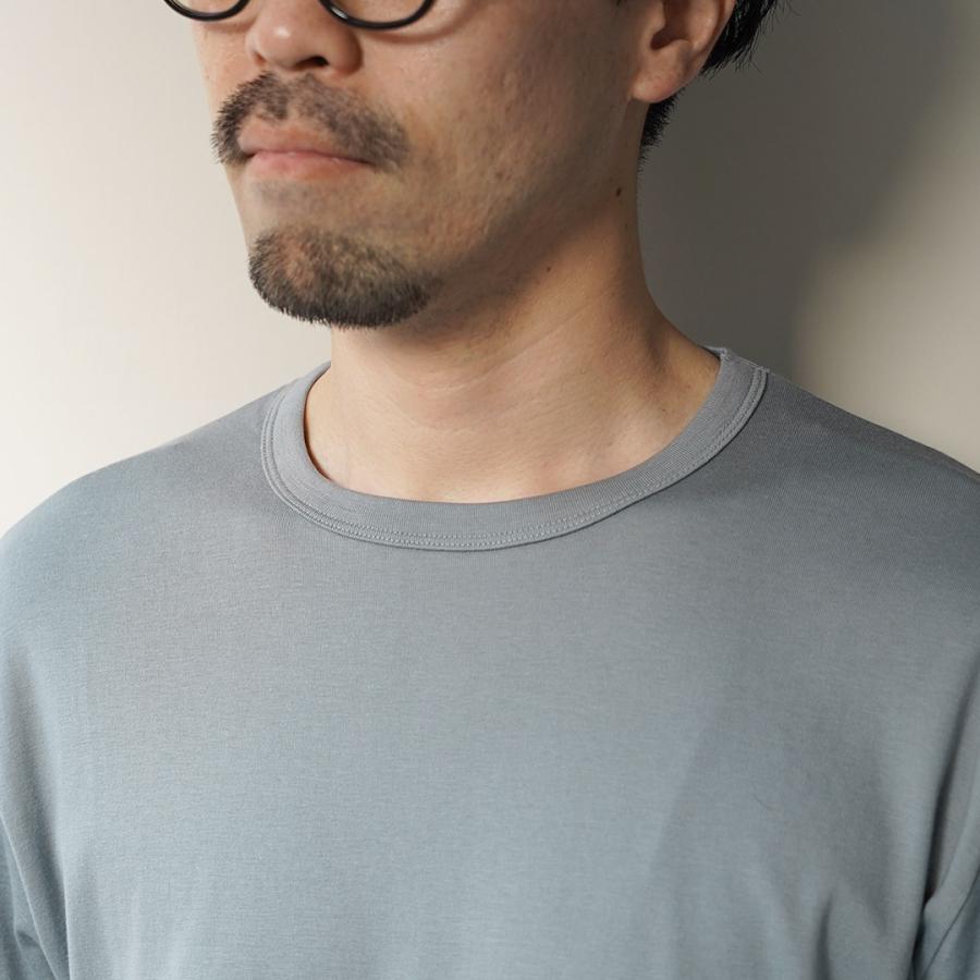 LIFiLL（リフィル） ソフトストレッチ ショートスリーブTシャツ / 半袖 メンズ 無地 日本製 スーピマコットン フライス 伸縮 | LIFiLL | 14